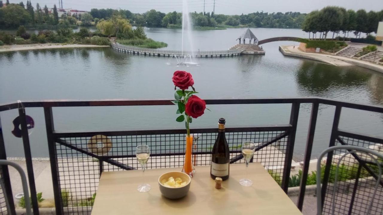 Vue Exceptionnelle Sur Le Lac Creteil Bagian luar foto